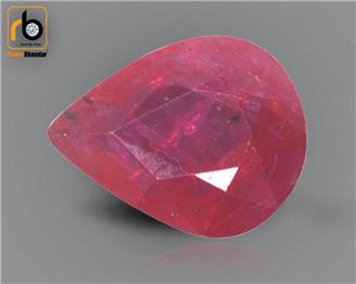 NATURAL RUBY (MANAK) (HEATED & TREATED) (MH) 1.38 CRT ( 29362 )